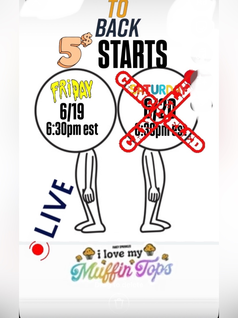 LIVE 6/19 & 6/20 @ 6:30pm est |  $5 start LOTS NWT | $5 STARTS + PAY 1 SHIPPING